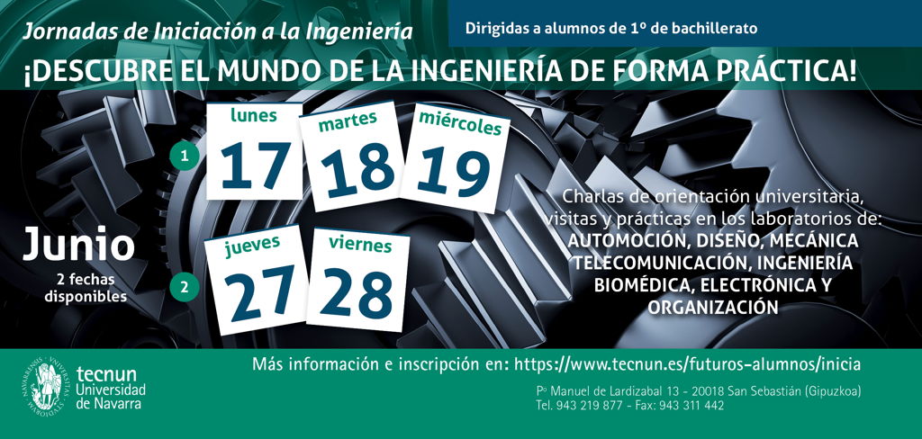 Jornadas de Iniciación a la Ingeniería Jornadas de Iniciación a la Ingeniería